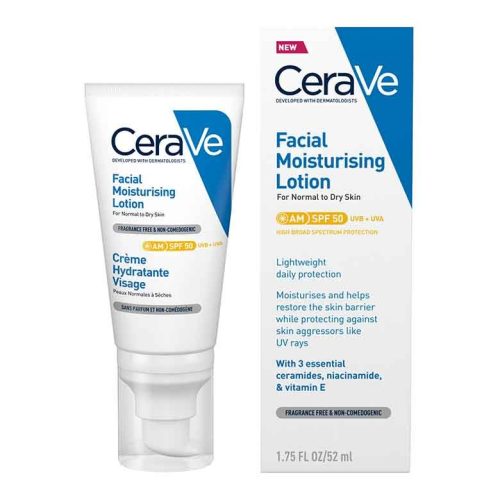 Cerave Am Facial Moisturiser Lotion With Spf 50 52Ml