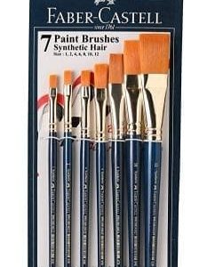 FC Brush Synthetic Hair Flat set 7s 114702