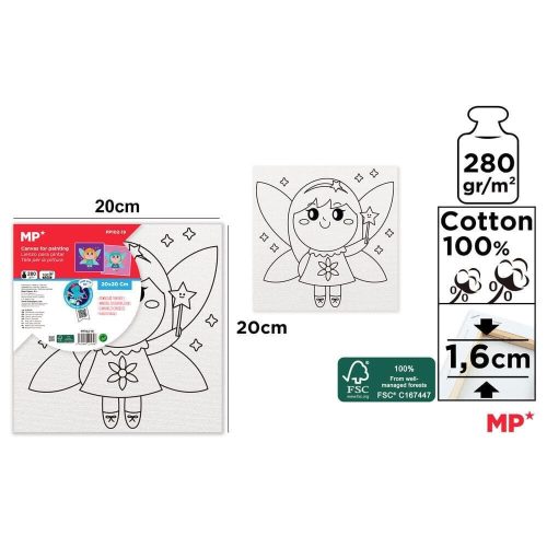 Mp Kid Canvas For Colouring PP102-19