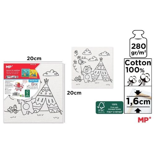 Mp Kid Canvas For Colouring PP102-39