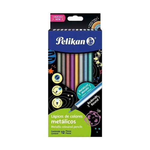 Pkn Colour Pencil Metallic 12s 30330331 F/S