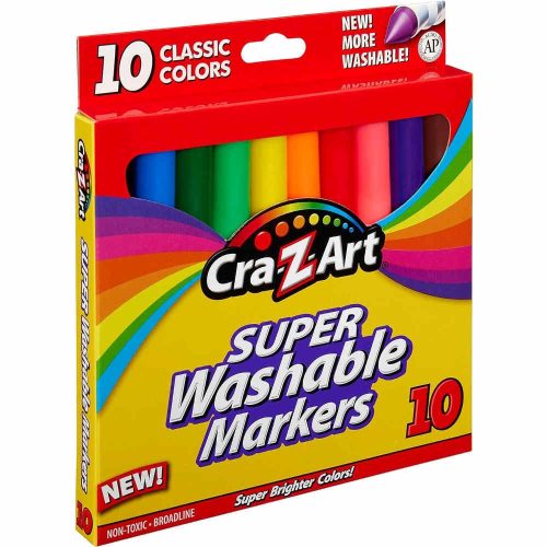 Cra-Z-Art 10 Super Washable Markers Multicolor-10002