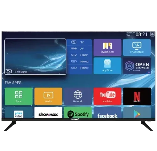 Vision Plus 43" Frameless Smart Android TV – Model VP8843SF