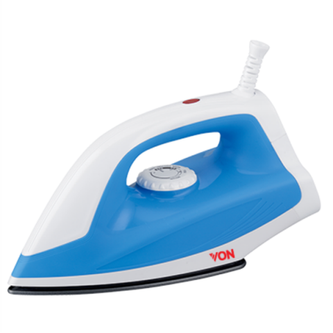 Von Dry Iron HDI1104SB / VSID10BSL – 1300W Non-Stick Soleplate, Adjustable Temperature