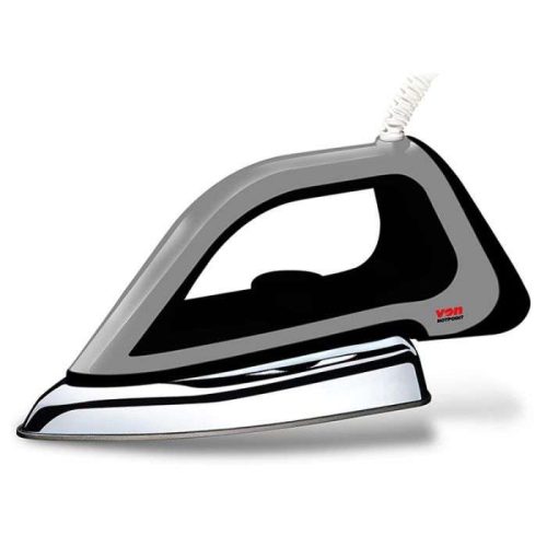 Von Dry Iron HDI1122SK / VSID12BSK – 1000W, Non-Stick Teflon Soleplate, Adjustable Temperature