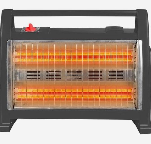 Von VHB163MQYG Bar Heater – 1600W Quartz Tube with Humidifier & Adjustable Thermostat