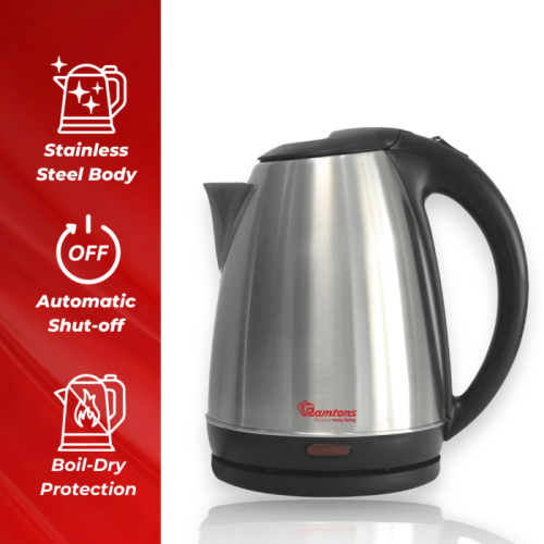 Cordless Stainless Steel Electric Kettle 1.7L – Model RM/570